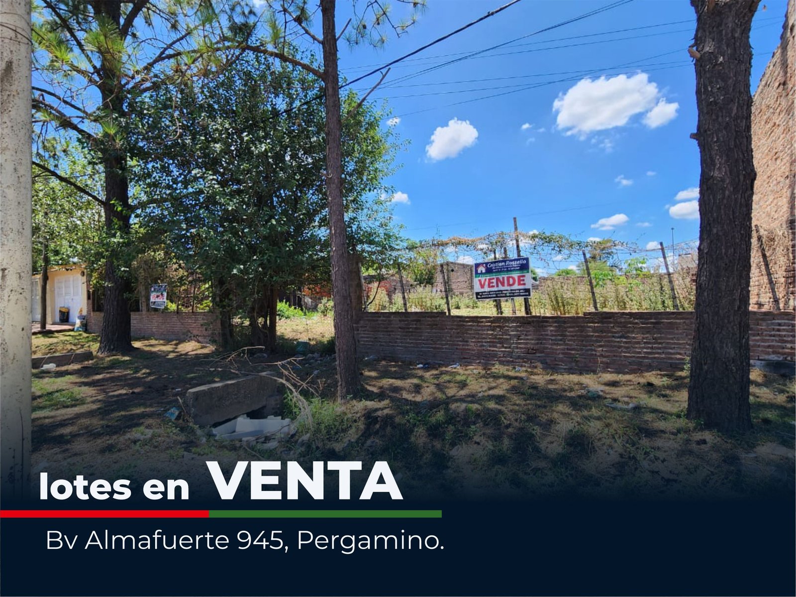 LOTES EN VENTA - ALMAFUERTE 945